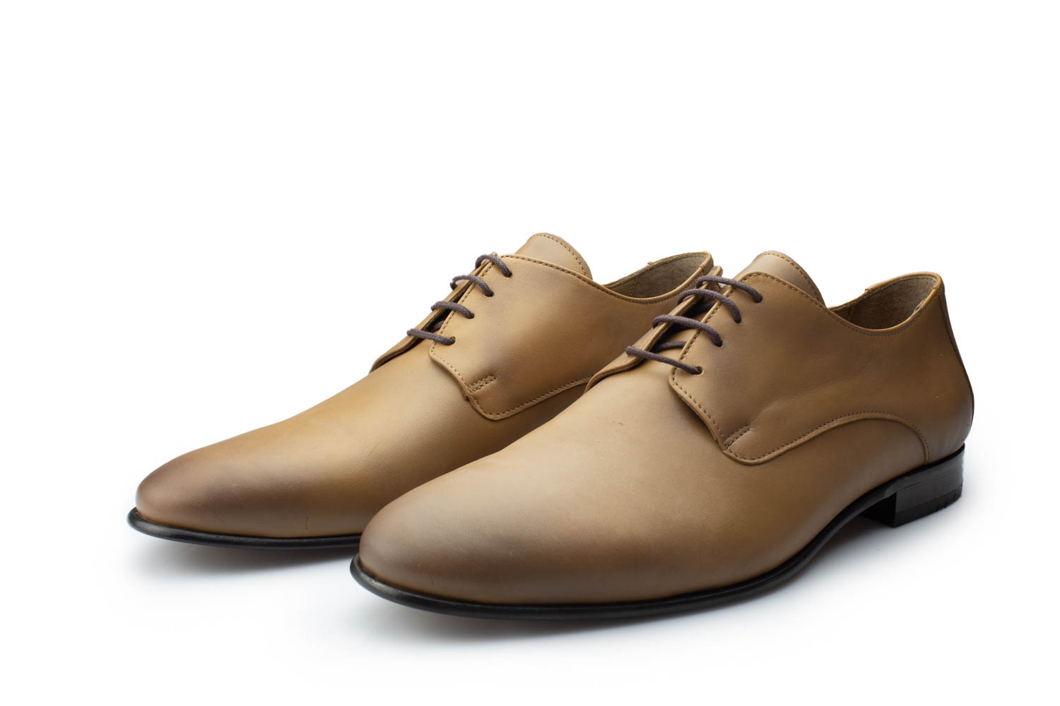 Derby Herrenschuhe Dario cognac