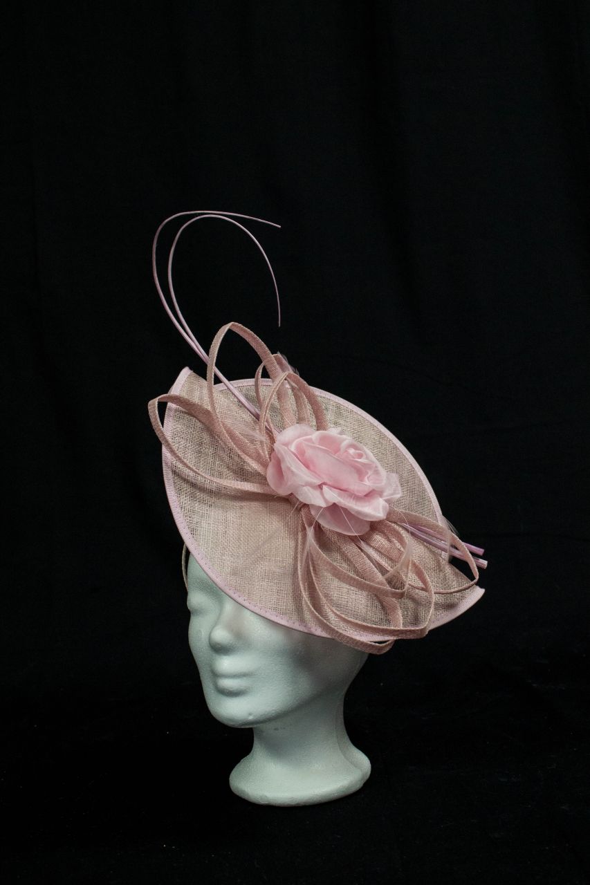 eleganter Damenhut Diana rosa