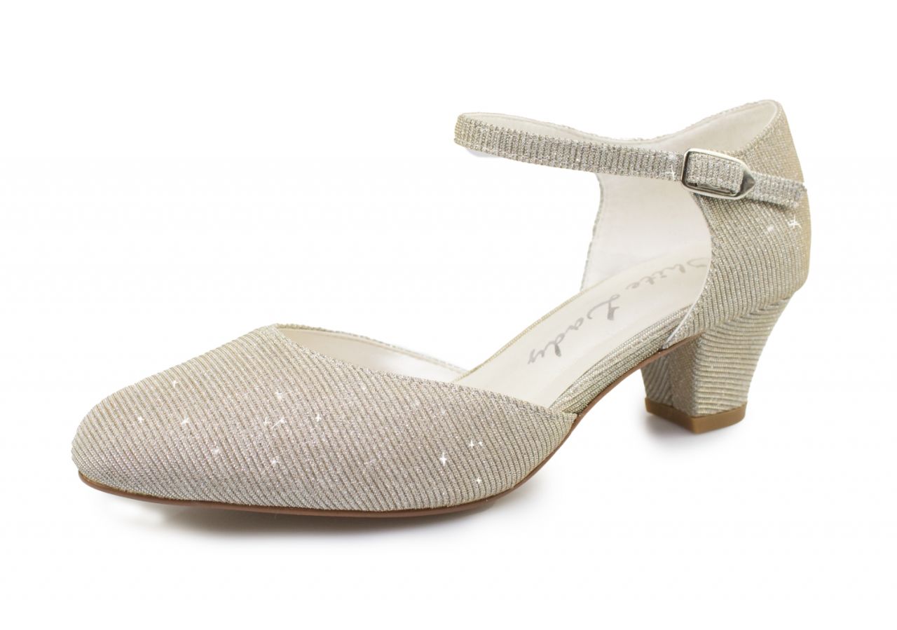 weite Pumps Annabell ivory-gold